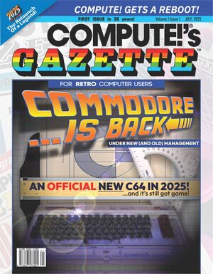 Cover of the July 2025 relaunch issue